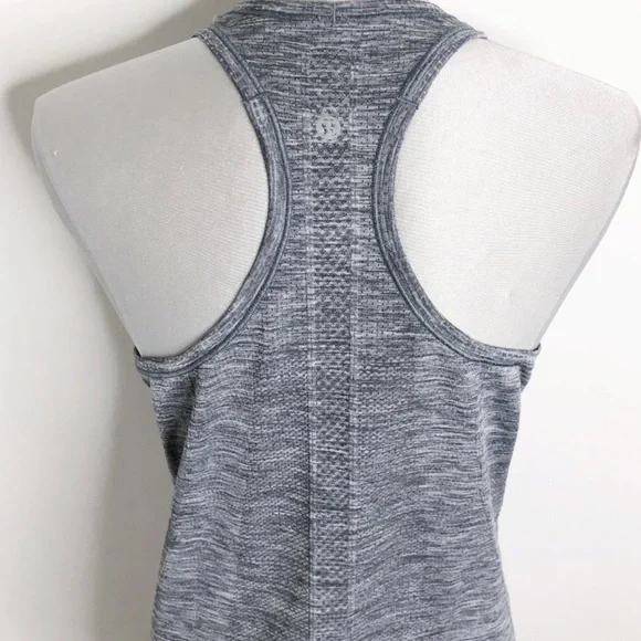 Lululemon Swiftly Tech Racerback in Slate /White 8 - Picture 7 of 14